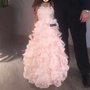 Little Girls Evening Gown, Pageant dress